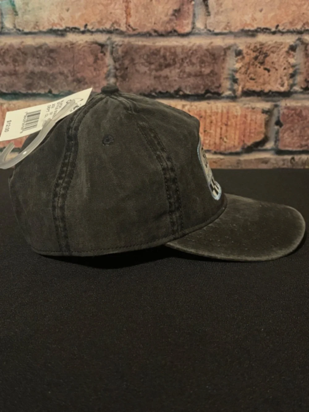 Ford Mustang Vintage look Washed Black Adjustable Snapback Hat